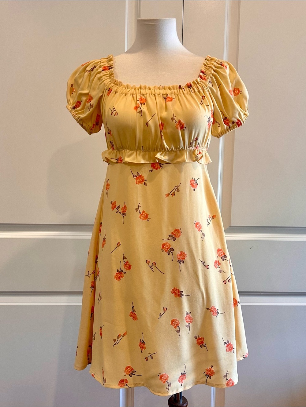 FLYNN SKYE Lou Mini Dress Sunshine Blooms NWOT Size Small - Picture 6 of 6